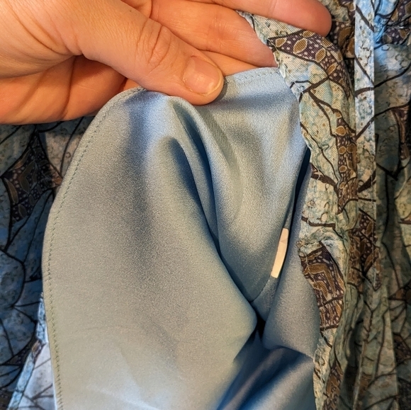 Ramy Brook TATUM LONG SLEEVE MINI DRESS IN MYSTIC LEAF Size XS - Picture 7 of 10